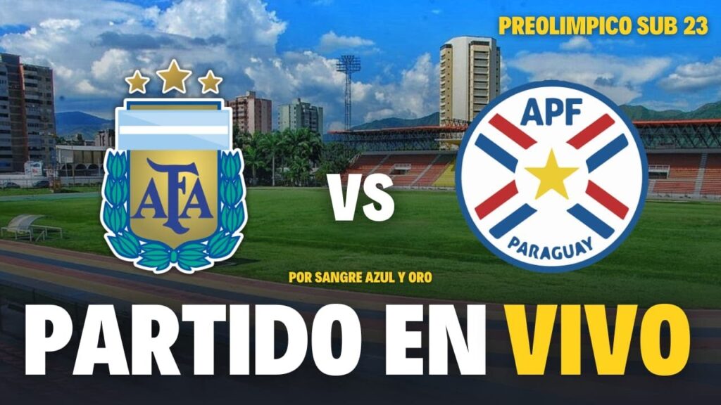 ARGENTINA VS PARAGUAY EN VIVO - FECHA 1 PREOLIMPICO SUB 23