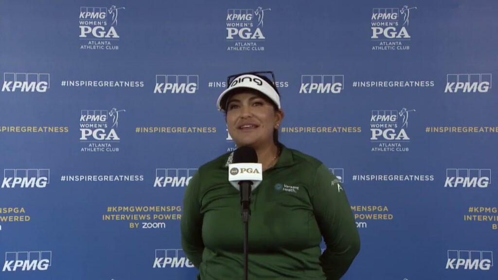 Lizette Salas Friday Flash Interview 2021 KPMG Women's PGA Championship
