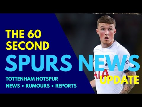 THE 60 SECOND SPURS NEWS UPDATE: Alfie Devine, Japhet Tanganga, Ben Davies, Sergio Reguilón Loan