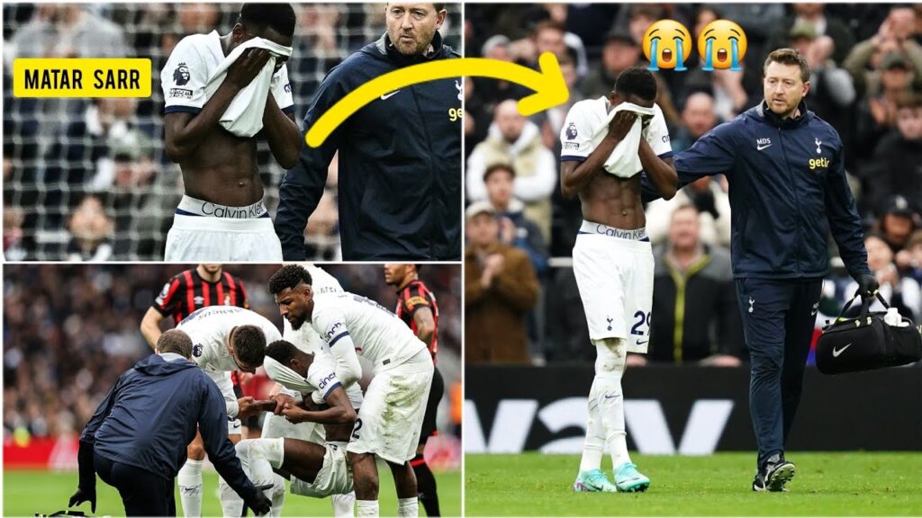 💔😭 Emotional Exit of Pape Matar Sarr's Heartbreaking Injury | Tottenham Hotspurs vs Bournemouth 3-1