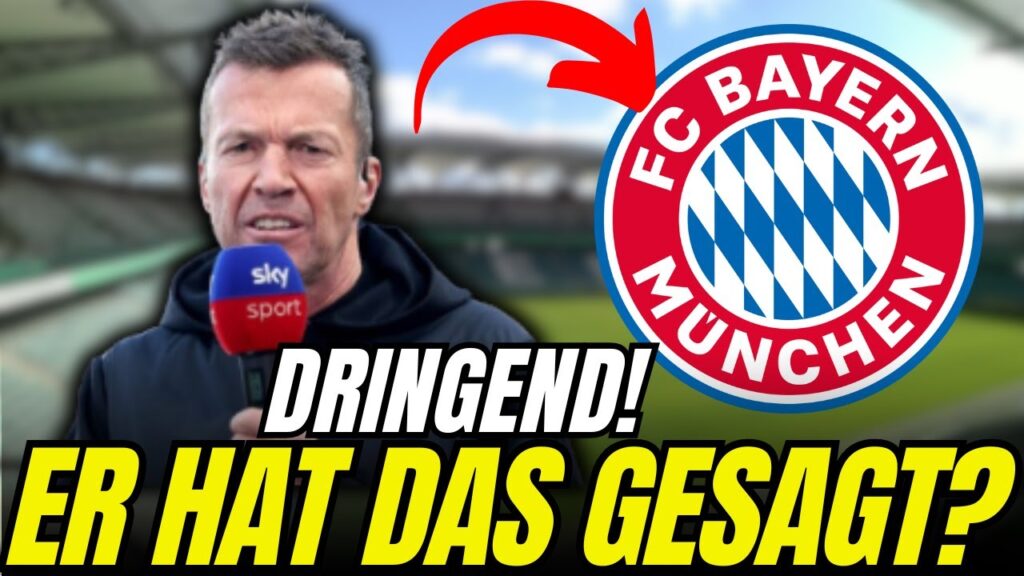 😮DRINGEND! DAS HABE ICH NICHT ERWARTET! SEHEN SIE, WAS ER GESAGT HAT! BAYER MÜNCHEN NACHRICHT