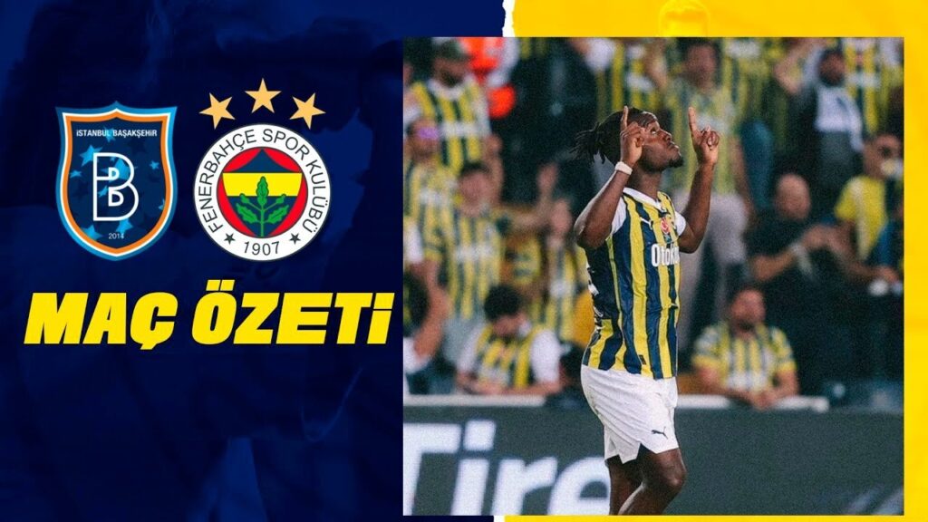 Michy Batshuayi Golü 90'+4 | Başakşehir - Fenerbahçe 0-1 MAÇ ÖZETI | Süper Lig 2023/24