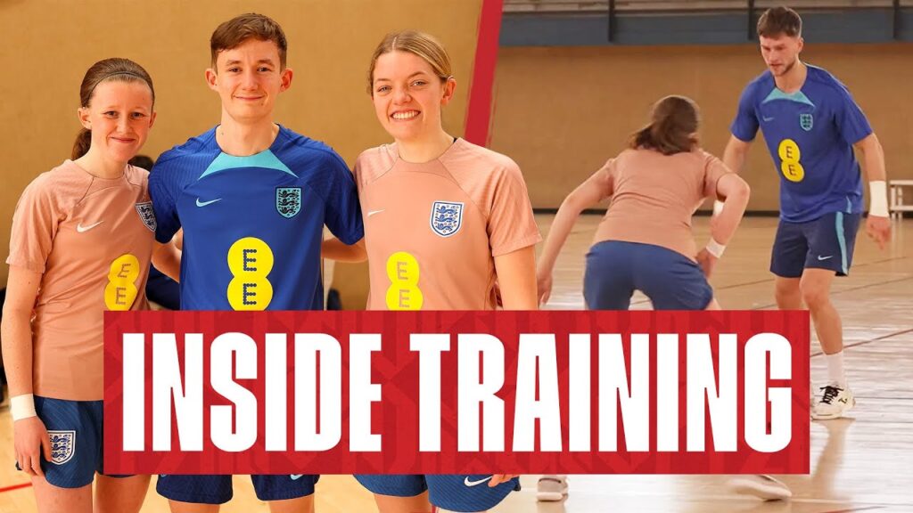 Inside Men’s Partially Sighted and Women’s Deaf Futsal Training | Inside Training | England Para