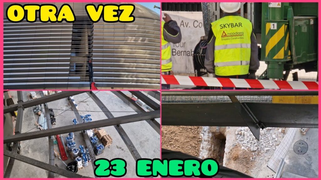 🚨 ÚLTIMA HORA ⚠️ OBRAS del SANTIAGO BERNABEU (23 enero 2024)