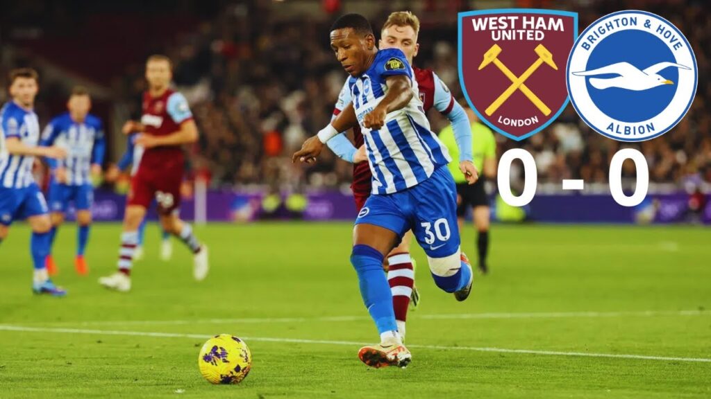 EL BRIGHTON DE PERVIS ESTUPIÑÁN EMPATA CON EL WEST HAM 0-0 | West Ham 0-0 Brighton | MATCHDAY VLOG