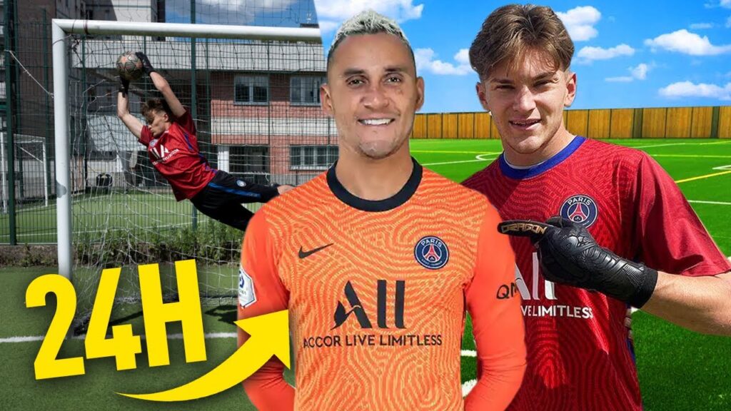 🧤 Mi sono ALLENATO per 24 ORE come KEYLOR NAVAS! (PORTIERE PSG) 🇨🇷