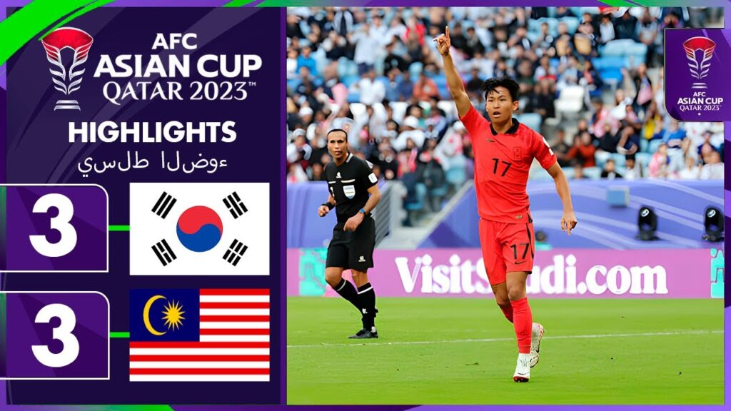 Woo-Yeong Jeong Goal | South Korea vs Malaysia Highlights | AFC Asian Cup 2023