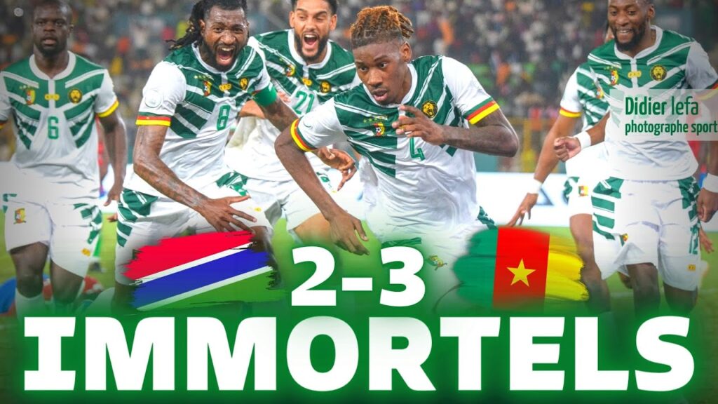 🦁 LE CAMEROUN BAT LA GAMBIE 3-2 ! MATCH FOU ! CHRISTOPHER WOOH QUALIFIE LES LIONS !