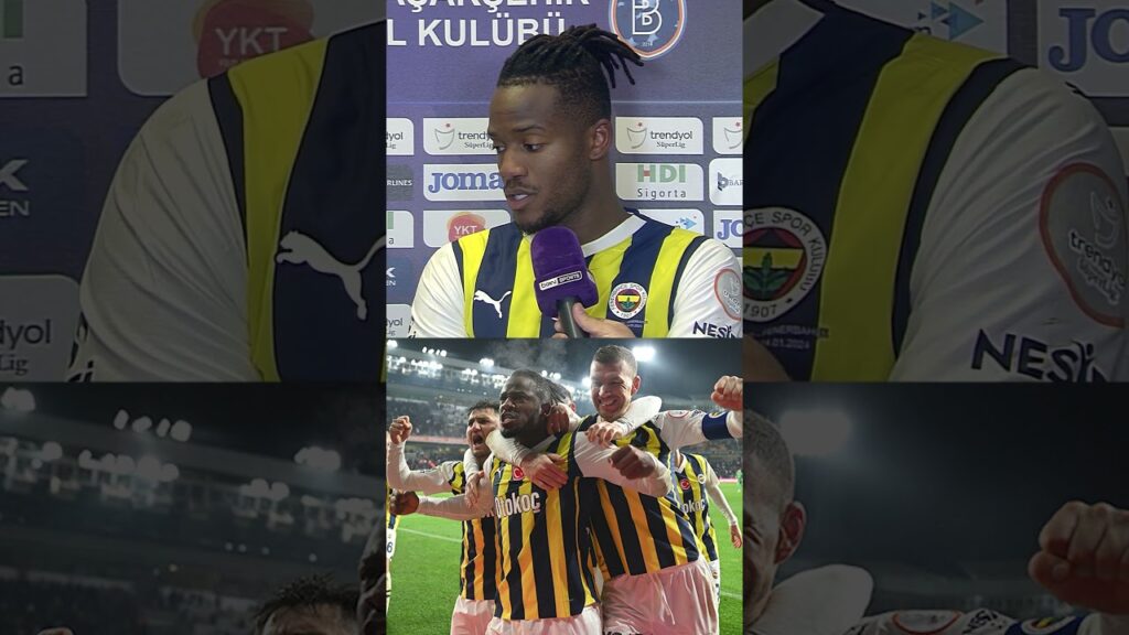 🎙️ Michy Batshuayi, Başakşehir Galibiyeti Sonrası Konuştu #shorts #fenerbahçe #batshuayi