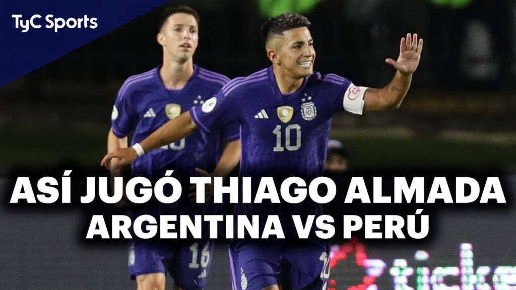 EL PARTIDO DE THIAGO ALMADA – ARGENTINA VS PERÚ – PREOLÍMPICO SUDAMERICANO 2024 EL PARTIDO DE THIAGO ALMADA - ARGENTINA VS PERÚ - PREOLÍMPICO SUDAMERICANO 2024