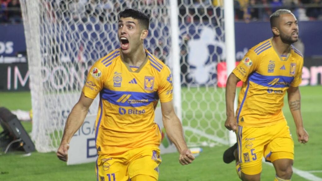 Tigres remonta a San Luis con el estreno goleador de Juan Brunetta