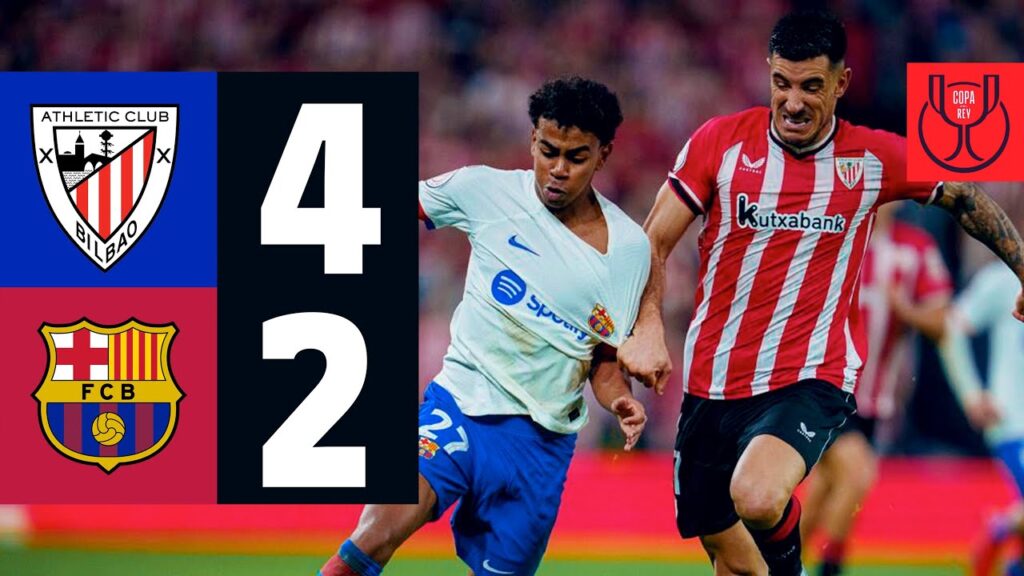 HIGHLIGHTS I ATHLETIC CLUB 4 vs 2 FC BARCELONA | COPA DEL REY 🔵🔴