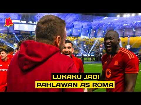 Lukaku Cetak Gol Dimenit Akhir, Jadi Pahlawan Kemenangan AS Roma Atas Al Shabab