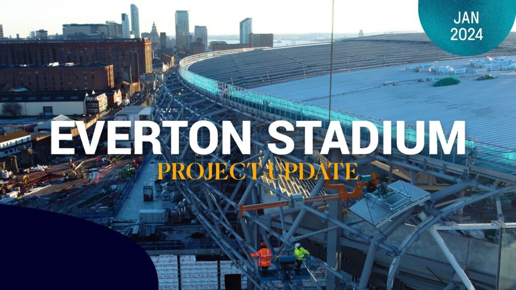 ROOF CLADDING BEGINS! | Everton Stadium project update