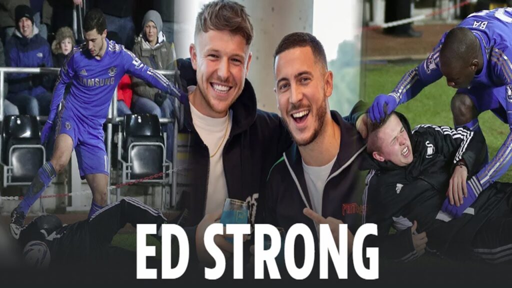 Eden Hazard reunited with old friend after 11yrs as Chelsea icon poses with ball boy he once KICKED