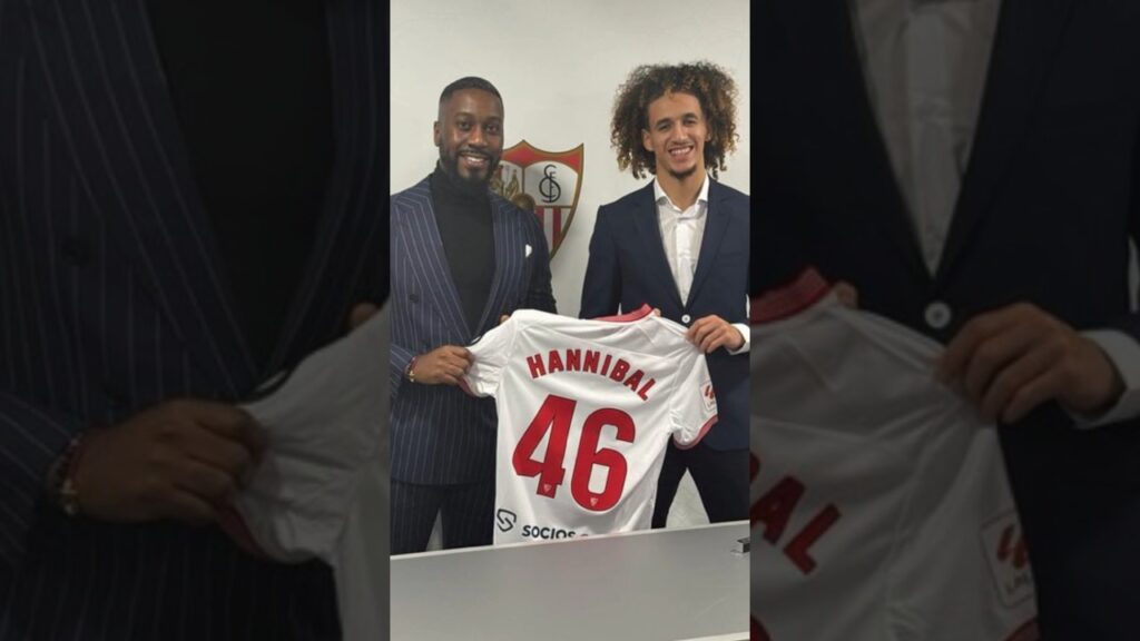 HANNIBAL MEJBRI LLEGA AL SEVILLA #hannibal #footballhighlights #manchesterunited #sevilla #fichajes