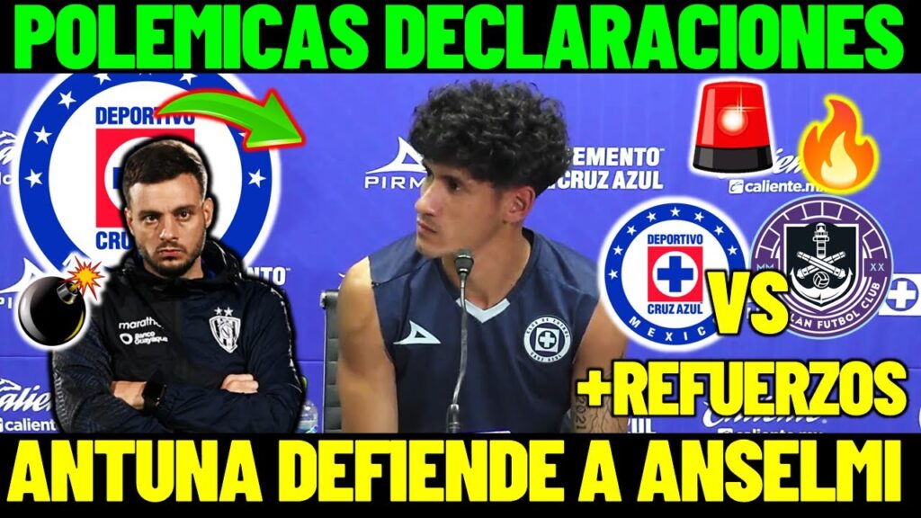 ✅🔥BOMBA, POLEMICAS DECLARACIONES DE URIEL ANTUNA, SALE A DEFENDER A ANSELMI | MIRA LO QUE DIJO