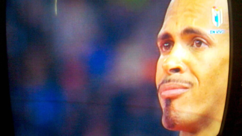 Felix Sanchez llora de emoción