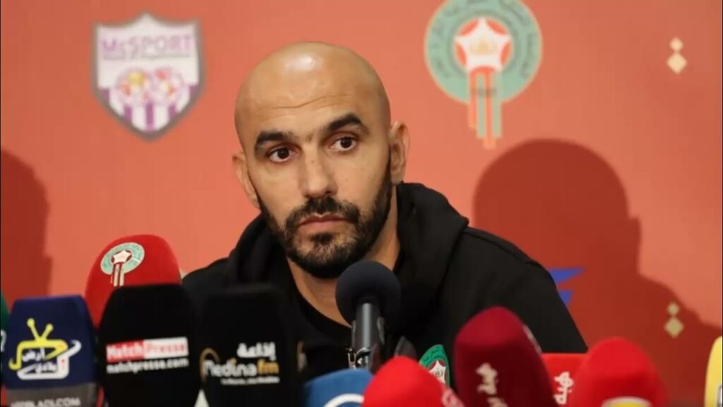 La Caf reduit de moitié la sanction de walid regragui !.  لقجعية مامة أفريقا يا محينك