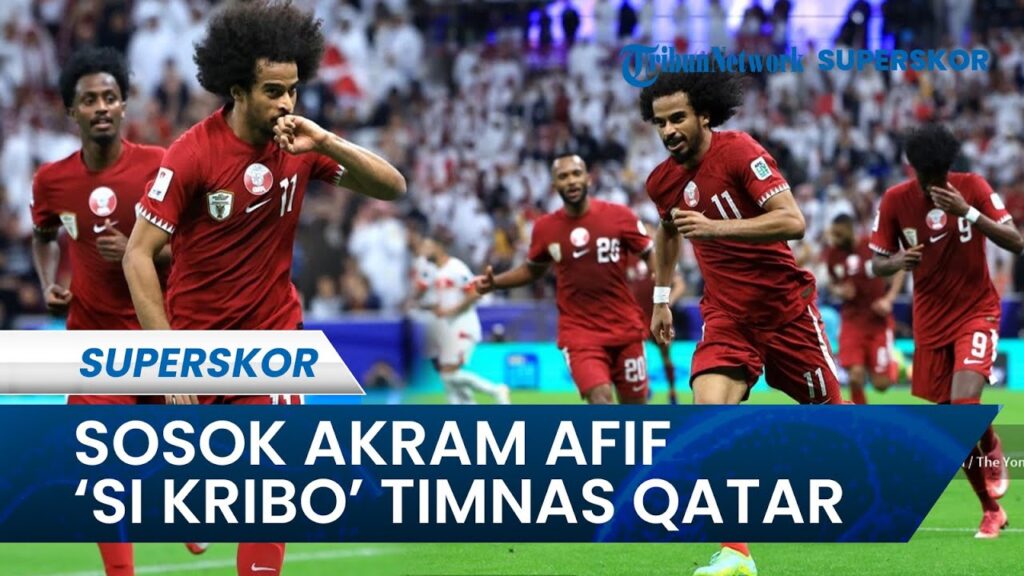 Sosok Akram Afif, 'Si Kribo' Milik Timnas Qatar, Pencetak Gol Perdana di Piala Asia 2024 #pialaasia