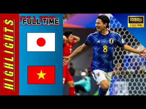 Minamino Brace, Nakamura Perfect Goal 🔥 || JAPAN Vs VIETNAM || Asian Cup Qatar 2023