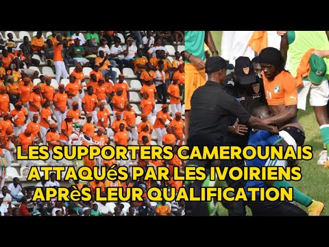Les ivoiriens s’attaquent aux camerounais au stade après la qualification des lions indomptables