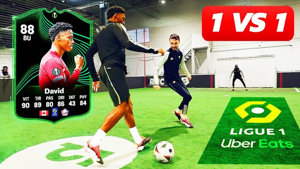 J'AFFRONTE L'UN DES MEILLEURS BUTEURS DE LIGUE 1 ! (il me met un petit pont)