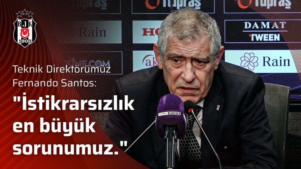 Fernando Santos: Yeniden yapılanma sürecindeyiz. | #BJKvADS