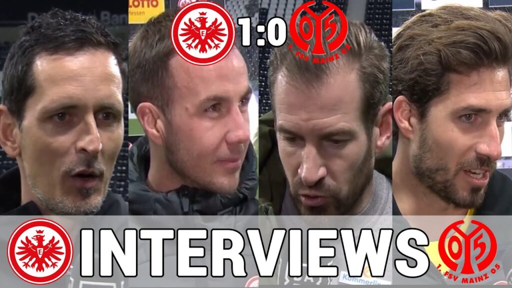Alle Stimmen zum Spiel: Toppmöller, Götze, Siewert, Trapp... - die Interviews | Frankfurt 1:0 Mainz