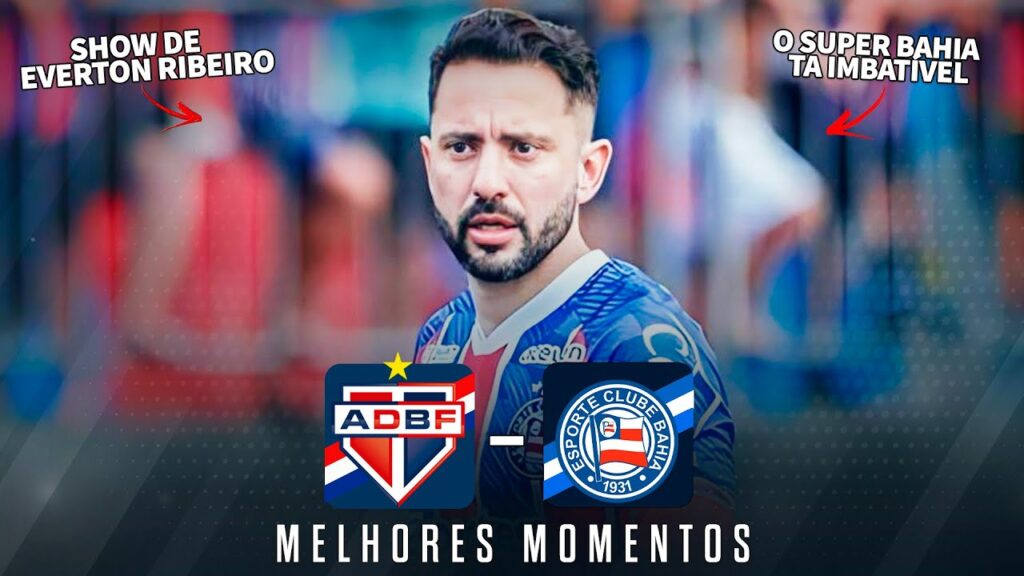 EVERTON RIBEIRO JOGOU DE TERNO | Bahia De Feira x Bahia | Melhores Momentos | 27/01/2024