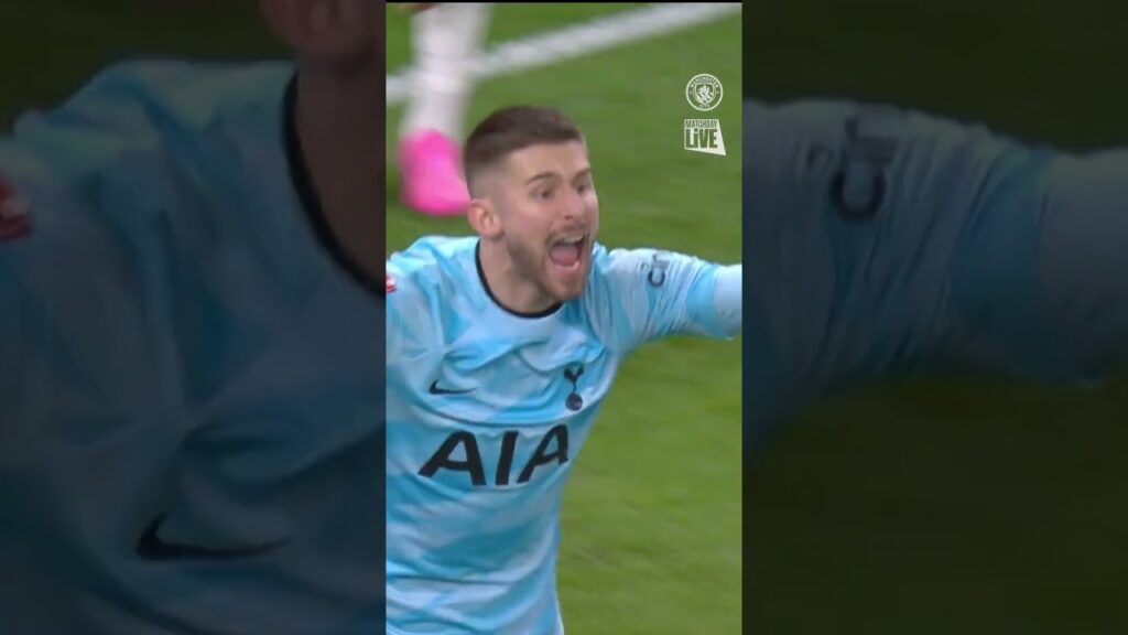 NATHAN AKE SCORES CITY'S FIRST GOAL AT THE TOTTENHAM HOTSPUR STADIUM | SPURS 0-1 CITY | #mancity
