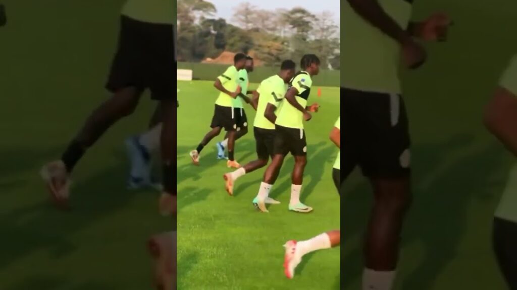 Yamoussoukro première séance des lions Bamba Dieng dans l effectifs 🇸🇳💪🦁🎉