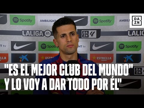 Joao Cancelo defiende a Xavi: "Hasta que esté, daré todo por este club"