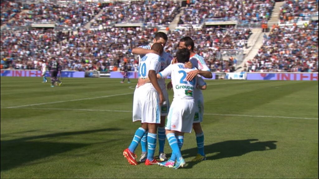 But André AYEW (45') - Olympique de Marseille - Toulouse FC (2-1) / 2012-13