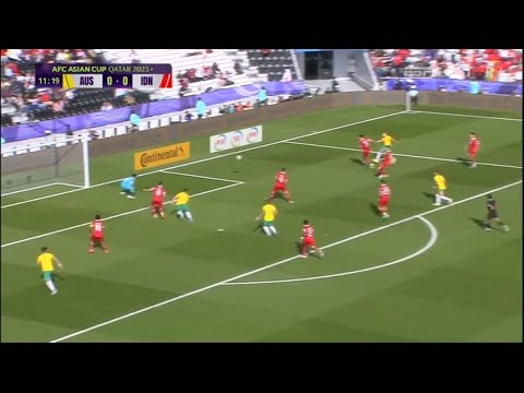 Jackson Irvine Goal | Australia vs Indonesia 1-0 Extended Highlights | AFC Asian Cup 2024