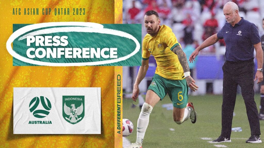 Graham Arnold & Martin Boyle on R16 win | Press Conference | Australia v Indonesia