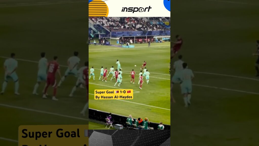 Super Goal 🇶🇦 1-0 🇨🇳By Hassan Al-Haydos #shorts