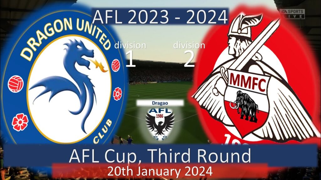 2023 - 2024 AFL Cup Third Round, Dragon United v Milne Mammaths