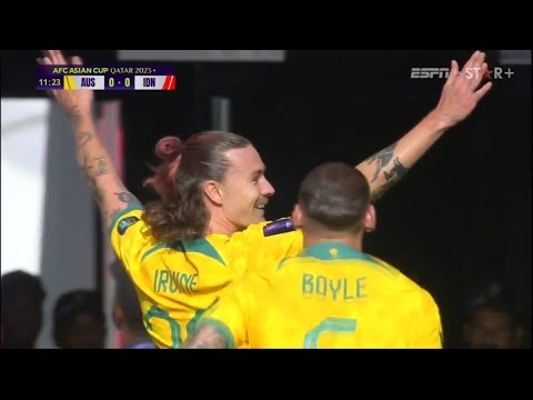 Jackson Irvine Goal | Australia vs Indonesia 1-0 Extended Highlights | AFC Asian Cup 2024 Jackson Irvine Goal | Australia vs Indonesia 1-0 Extended Highlights | AFC Asian Cup 2024