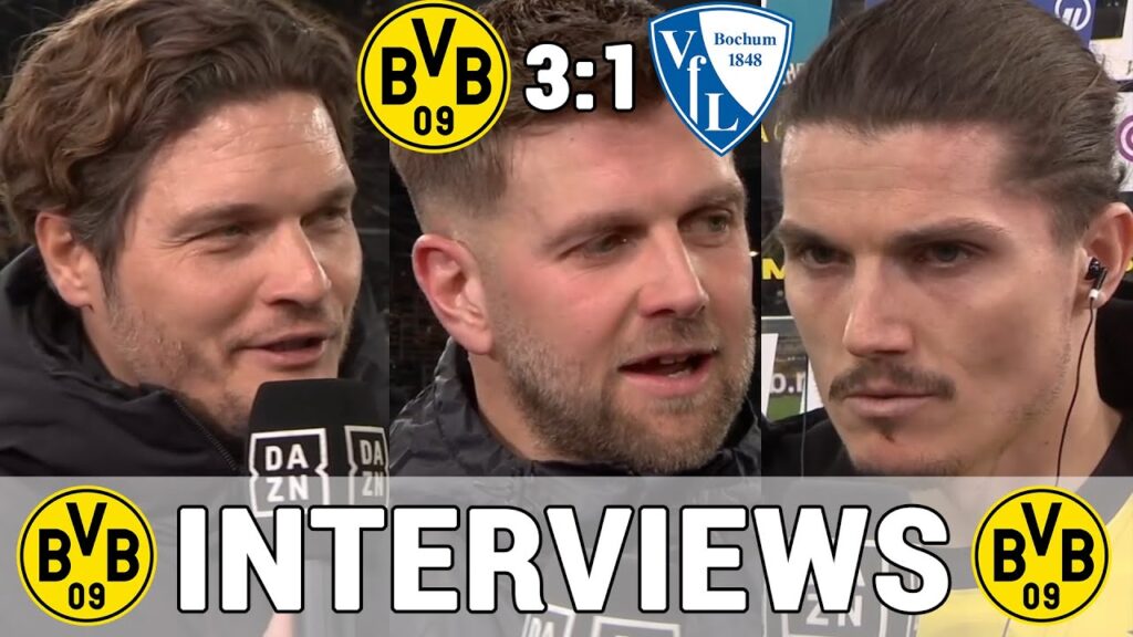 Alle BVB Stimmen zum Spiel: Edin Terzic, Niclas Füllkrug & Marcel Sabitzer | Dortmund 3:1 Bochum