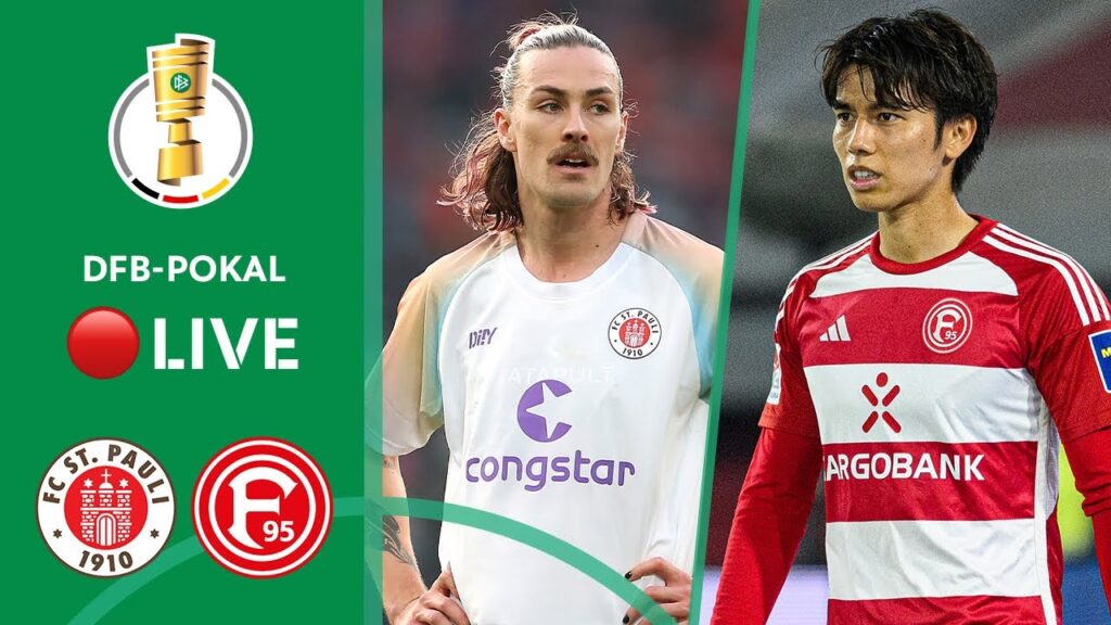 LIVE 🔴 FC St. Pauli vs. Fortuna Düsseldorf | DFB-Pokal - Quarterfinal