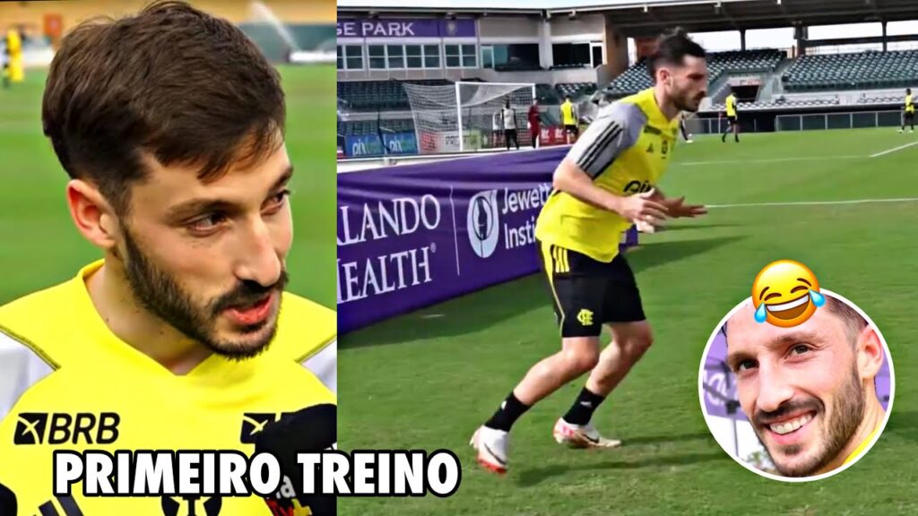 O PRIMEIRO TREINO DE MATÍAS VIÑA PELO FLAMENGO! VEJA O QUE ELE FALOU