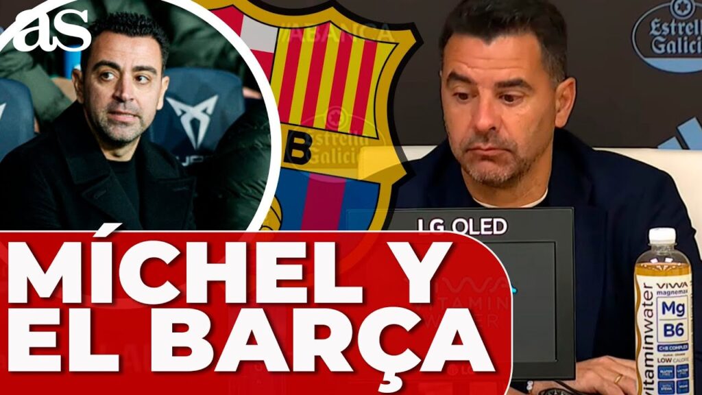 MÍCHEL responde a SUCEDER a XAVI en el BANQUILLO del BARÇA