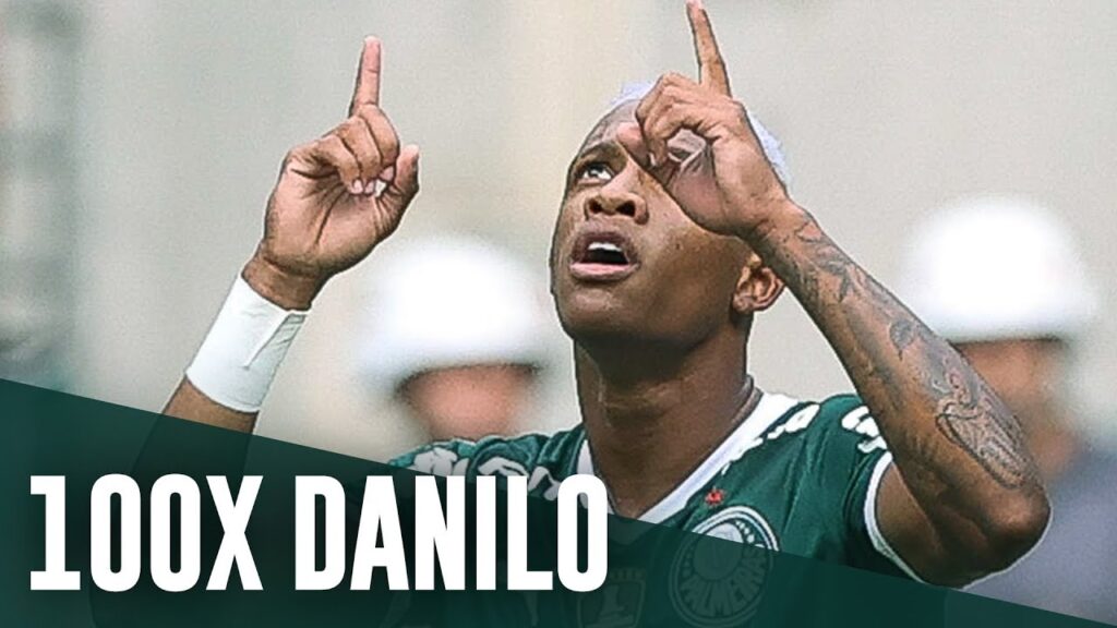 DANILO COMPLETA 100 JOGOS PELO PALMEIRAS