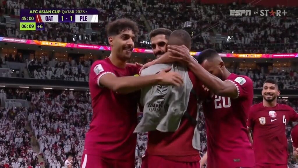 Hassan Al Haydos Goal | Qatar vs Palestine 1-1 Extended Highlights | AFC Asian Cup 2024