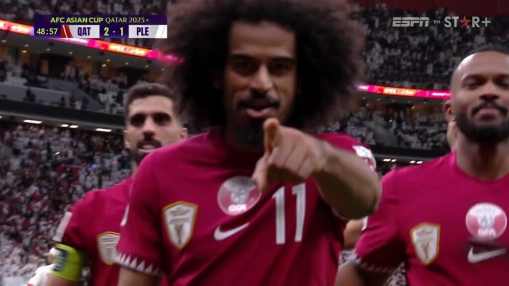 Akram Afif Goal | Qatar vs Palestine 2-1 Extended Highlights | AFC Asian Cup 2023