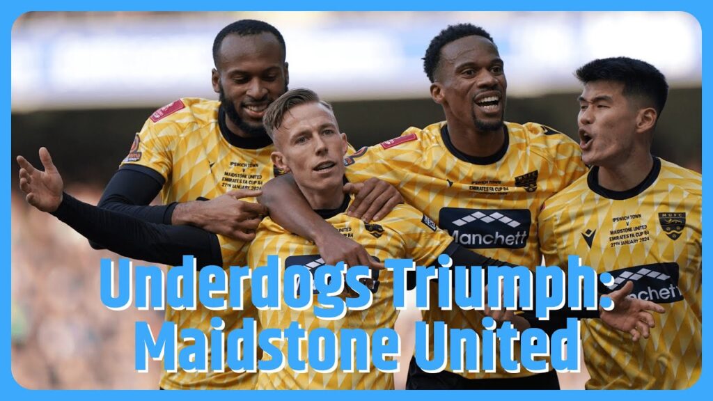 Non-League Maidstone United dump Ipswich Town out to keep magic of the FA Cup alive