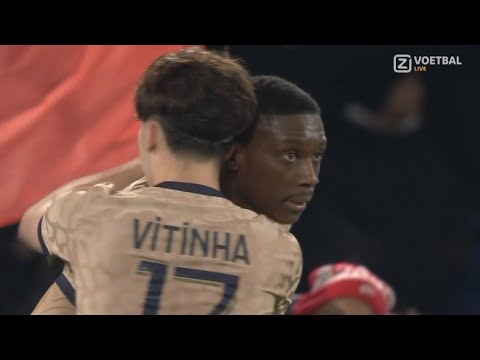 Kolo Muani but incroyable : PSG vs Brest