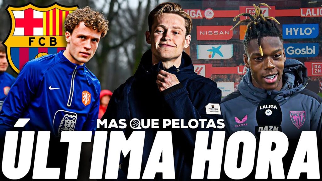 🔥FRENKIE ACEPTA NEGOCIAR | "NO SE NADA DEL BARÇA" | NICO WILLIAMS DESPEJA LAS DUDAS