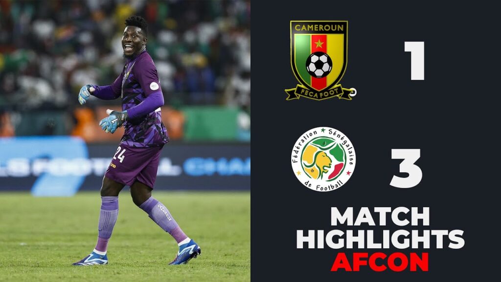HIGHLIGHTS | Senegal 🆚 Cameroon | Onana Mistakes #AFCON2023